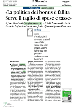 Sangalli - Confcommercio