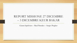 report missione Dicembre_1