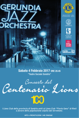 Centenario Lions - Valtellina News