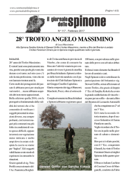 28° TROFEO MASSIMINO di Luca Massimino