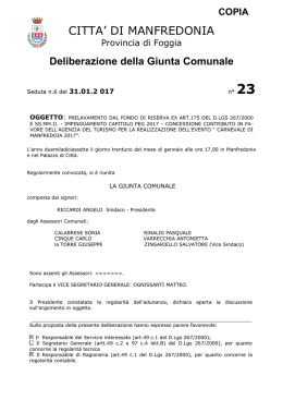 n023 del 31012017 - Stato Quotidiano