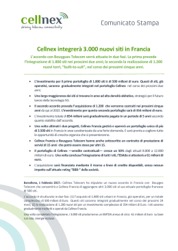 Cellnex integrerà 3.000 nuovi siti in Francia 590kB