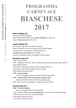 biaschese 2017 - Bellinzona Turismo