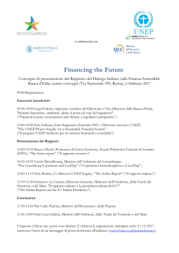 Financing the Future - Forum per la Finanza Sostenibile
