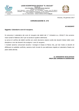 leggi tutto - Ancona - Liceo Galilei Ancona