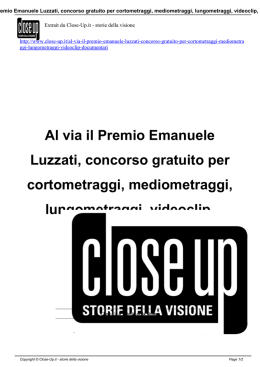 Al via il Premio Emanuele Luzzati, concorso gratuito - Close