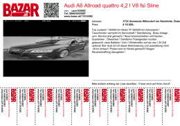 Audi A6 Allroad quattro 4,2 l V8 fsi Sline