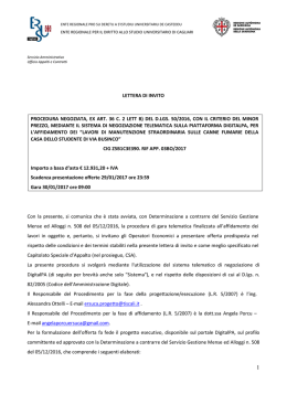 Lettera di invito