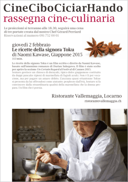 Locandina e menu  - Ristorante Vallemaggia