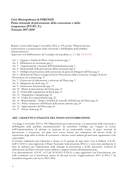 Documento preliminare di Piano - Città Metropolitana di Firenze