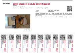 Smitt Wesson mod.36 cal.38 Special
