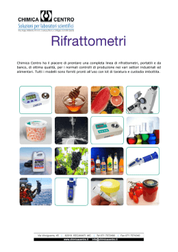 Rifrattometri - Chimicacentro.it