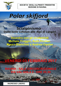 polar skifjord - sezione sat ravina
