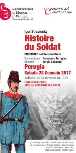 Locandina e programma... - Conservatorio di Perugia