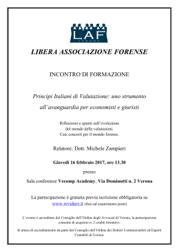 libera associazione forense - Ordine degli Avvocati di Verona