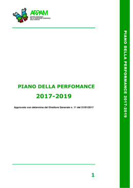 Piano della Performance 2017/2019