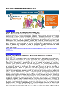 Leggi la rassegna del 2 febbraio 2017
