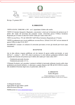 Decreto di pubblicazione - Rovigo