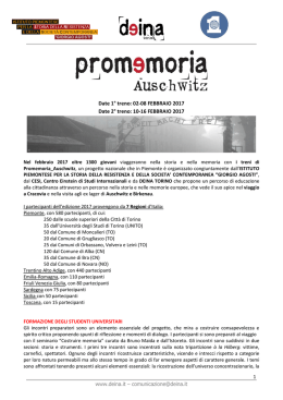 10-16 FEBBRAIO 2017 - Università di Torino