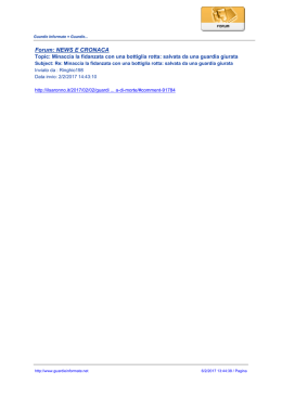 Forum: NEWS E CRONACA