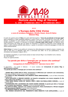 Newsletter Mag Verona n°156
