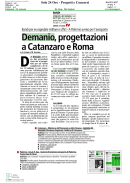 Sole 24 Ore - Progetti e Concorsi