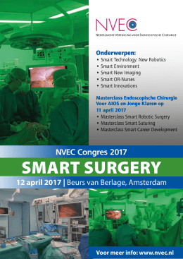 smart surgery - De Nederlandse Vereniging voor Heelkunde
