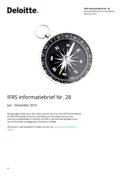 IFRS informatiebrief Nr. 28