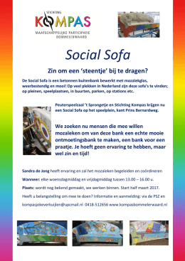 Social Sofa - Stichting Kompas