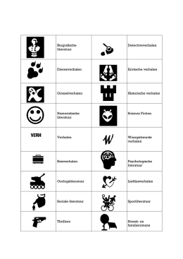 pictogrammen volwassenen fiction - Stad Sint