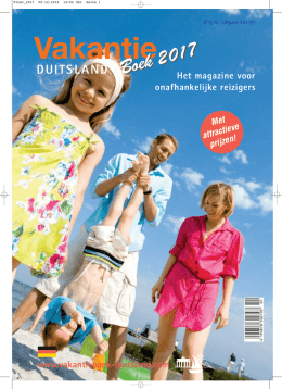 Boek 2017 - Vakantieboek Duitsland