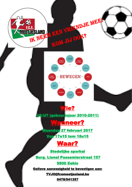 U6-U7 Ik neem een vriendje mee