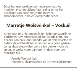 Marretje Wolswinkel – Voskuil