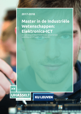 Master in de Industriële Wetenschappen: Elektronica-ICT