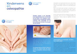 Bekijk ook onze brochure van Osteopathie Douglas over een