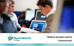 Commercieel - Hoornbeeck College