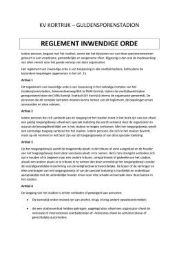 Reglement - KV Mechelen