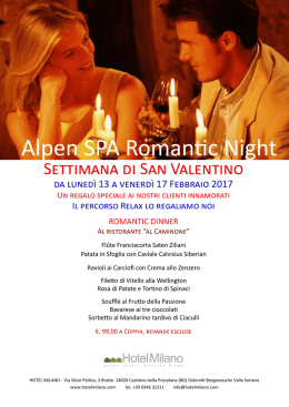 Alpen SPA Romantic Night