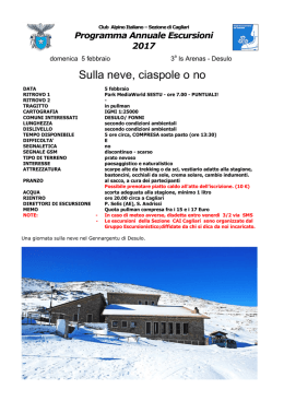 Desulo - Club Alpino Italiano