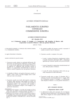 Accordo interistituzionale del 2 dicembre 2013 - EUR-Lex