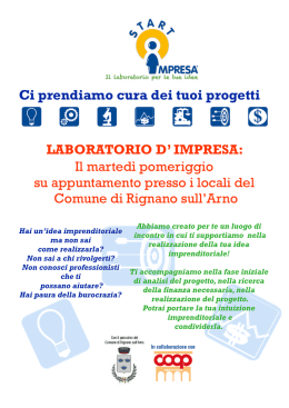 UP IMPRESA Rignano - Comune di Rignano sull`Arno