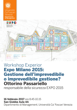 Workshop Experior Expo Milano 2015