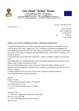 circolare olimpiadi di italiano