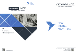 Catalogo - New Digital Frontiers