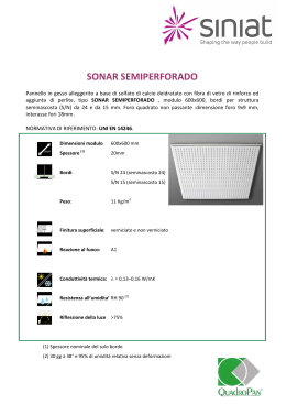 Sonar Semiperforato controsoffitto ST (Peso 774.65 KB)