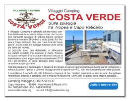 costa verde - Campeggio Club Varese