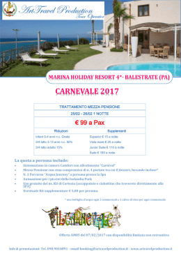 Marina Holiday Resort 4* da € 99,00