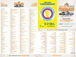 pianta guida - Itinerando Show