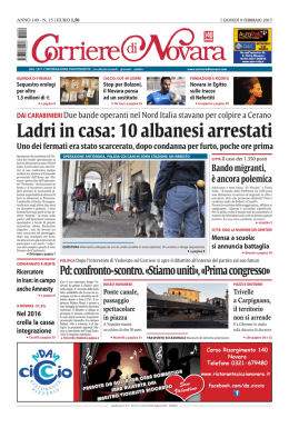 Ladri in casa: 10 albanesi arrestati