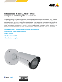 Telecamera di rete AXIS P1405-E